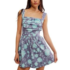 Free People Meet Me in Maui Dress Ocean Combo size XS